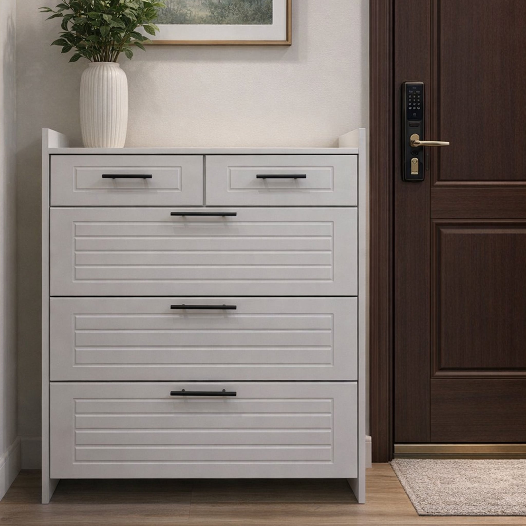 جزامة ابيض مع حفر RK-SH-01